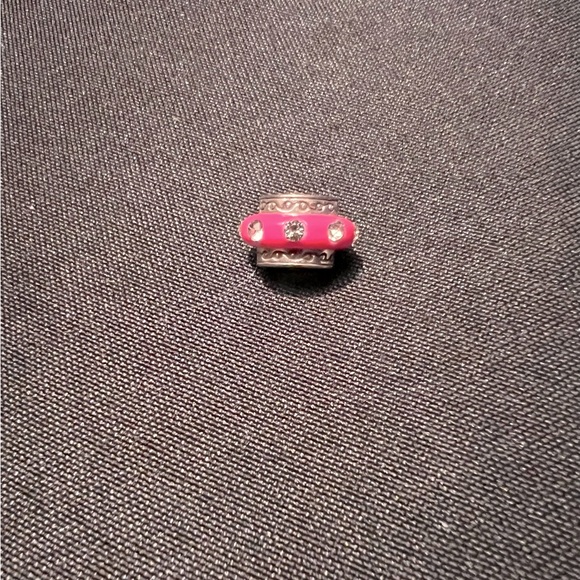 Brighton pink charm spacer. Looks great on a bracelet or necklace - Picture 3 of 3